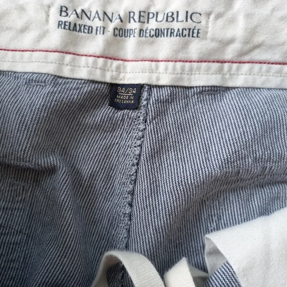 Banana Republic Gray Men's Pants Size 34x34 US - Picture 8 of 14